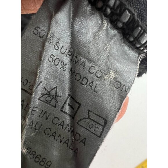 Todd Snyder Champion L Muscle Tee Supima Modal Black Red Graphic 90s - Picture 6 of 10